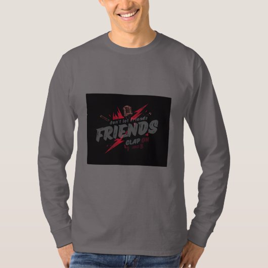 Muzikant lange mouw shirt (Voorkant)