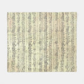 Muzikant met muziekopnames fleece deken (Voorkant (Horizontaal))