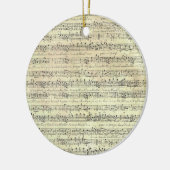 Muzikant met  muziekopnames keramisch ornament (Links)