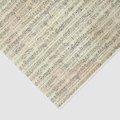 Muzikant met  muziekopnames tissuepapier (Detail)