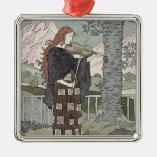 Muzikant Metalen Ornament