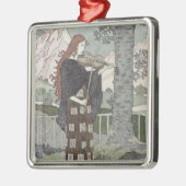 Muzikant Metalen Ornament (Links)