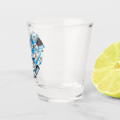 Muzikant Musical Instrument Heart Tool Shot Glas (Rechts)