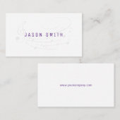 Muzikant | Muzieknoten Visitekaartje (Voorkant / Achterkant)