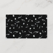 Muzikant/Pianist Visitekaartje (Achterkant)