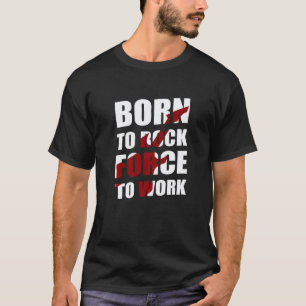 Muzikant Rock'n Roll Gitaar Hardrock T-shirt