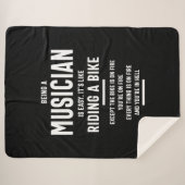 Muzikant Titel Titel Sherpa Deken (Voorkant (horizontaal))