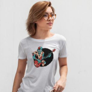 Muzikant van Zombie Bass Player T-shirt