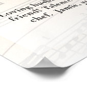 Muzikant Viering van het Leven Aangepaste Foto, Be Poster (Hoek)