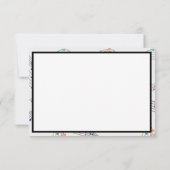 Muzikant voor muziek bedankkaart (Achterkant)