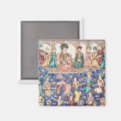 Muzikanten en dansers magneet (Voorkant / Achterkant)