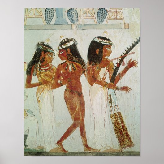 Muzikanten en dansers poster (Voorkant)