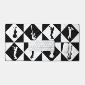 Muzikanten en instrumenten bureaumat (Keyboard & Muis)