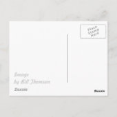 Muzikanten: gebruik achterdeur briefkaart (Achterkant)