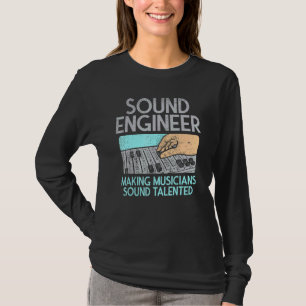 Muzikanten geluiden over de geTalenteerde muziekge T-shirt
