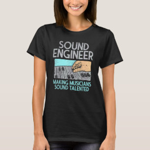 Muzikanten geluiden over de geTalenteerde muziekge T-shirt