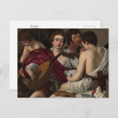 Muzikanten van het Briefkaart Caravaggio (Voorkant / Achterkant)