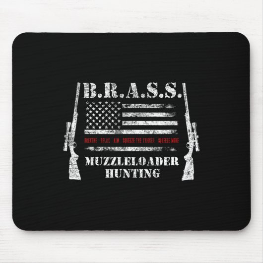 Muzzleloader-Accessoires smokkelen de vlag van de Muismat (Voorkant)