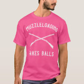 Muzzleloading Balls Muzzleloader Rifle T-shirt (Voorkant)