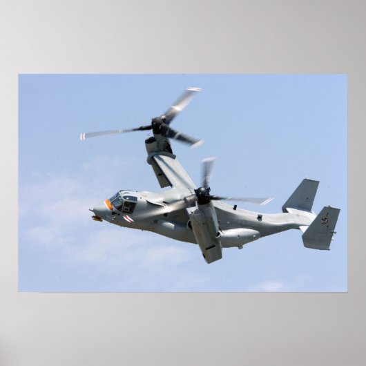 MV-22 Osprey Vliegtuig Poster (Voorkant)