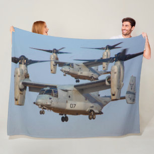 MV-22B OSPREY FLEECE DEKEN