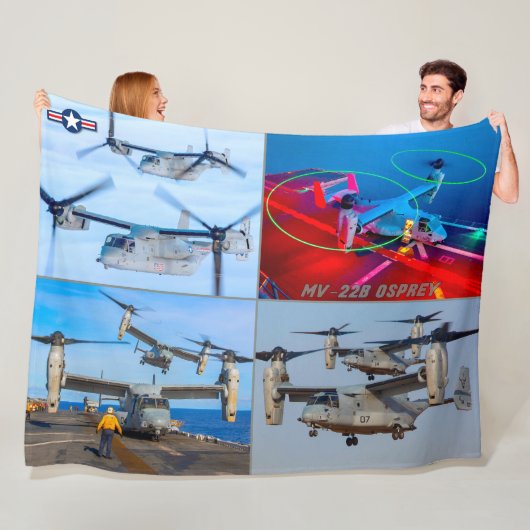 MV-22B OSPREY FLEECE DEKEN (In situ)