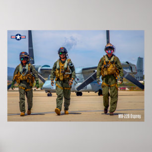 MV-22B OSPREY-SCHEMA POSTER