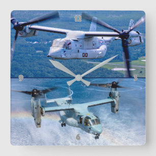 MV-22B OSPREY VIERKANTE KLOK