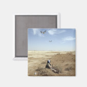 MV-22B Ospreys vliegen boven het Amerikaanse Navy  Magneet (Voorkant / Achterkant)