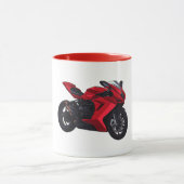 MV Agusta F3 realistic style Mok (Midden)