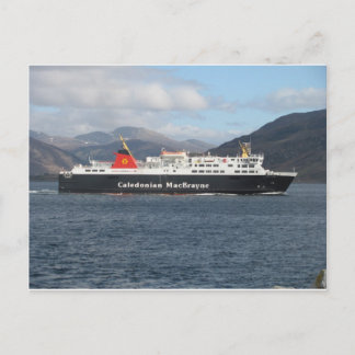 MV ISLE VAN LEWIS MET ULLAPOOL BRIEFKAART