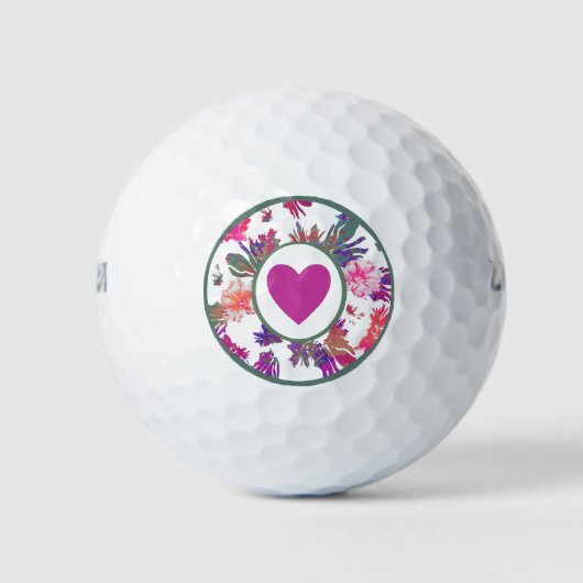 MVB Array of Love Bouquet Design Golfballen (Voorkant)