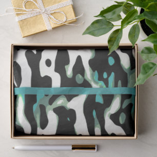 MVB Cameo Masculine Green 2 Design Tissuepapier