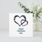 MVB Double Trendy Blauw Camo Hart Ontwerp (Staand voorkant)