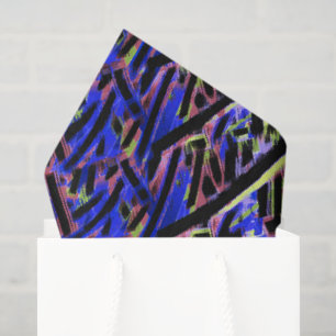 MVB Ethnic Swirl Weave -Jewel Toon Tissuepapier