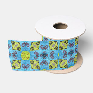 MVB Geo Sky Blue met een vleugje geel Design Lint