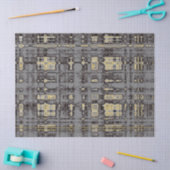 MVB Grijs beige design Tissuepapier (Craft)