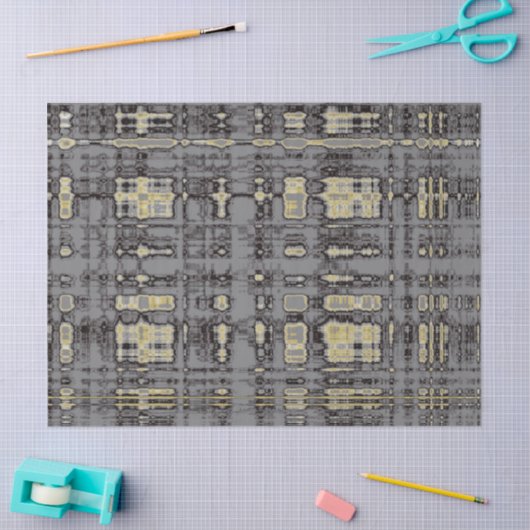 MVB Grijs beige design Tissuepapier (Craft)