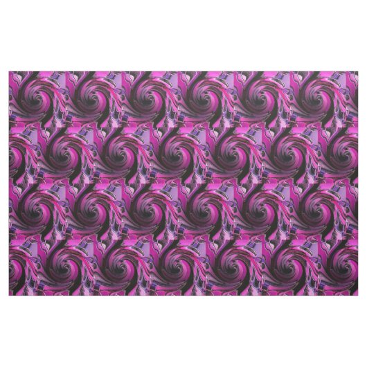 MVB Heet Roze Swirl Fabric Design 1 Stof (Yard (91,4 cm))