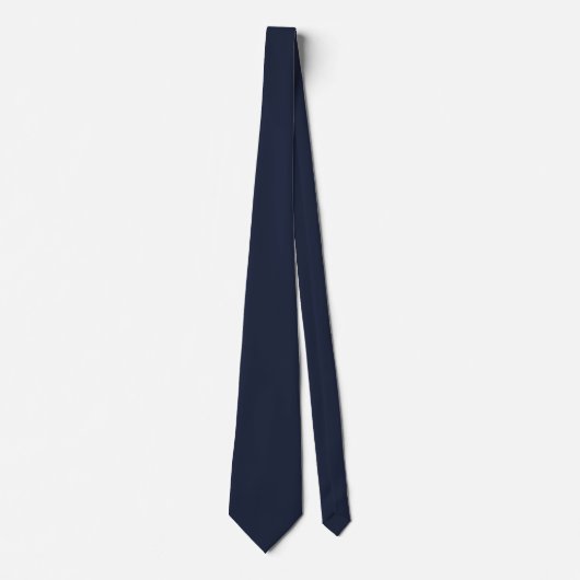 MVB Solid Navy Blue Design Stropdas (Voorkant)