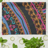 MVB Textiel Abstracte Creatieve Stukken Theedoek (Gevouwen)