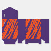 MVB Tiger Stripes Design- Orange & Purple  Bedankdoosjes (Ongevouwen)