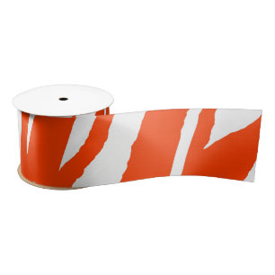 MVB Tiger Stripes Design - Sinaasappel & Wit Lint