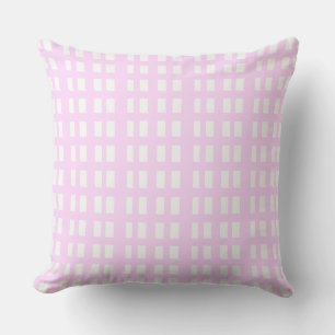 MVB Zacht Roze Plaid Ontwerp Kussen