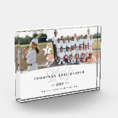 MVP Baseball Player Sports Photo Collage Keepsake Fotoblokken (Links)