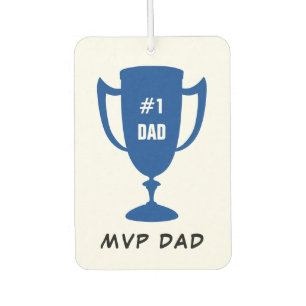 MVP Dad Blue Trophy Persoonlijke foto Luchtverfrisser