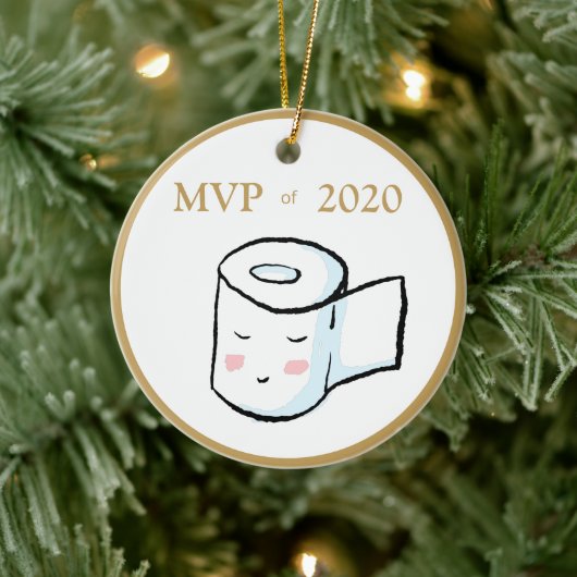 MVP De 2020 Funny Toilet Papier de Noël Ornement (Arbre)