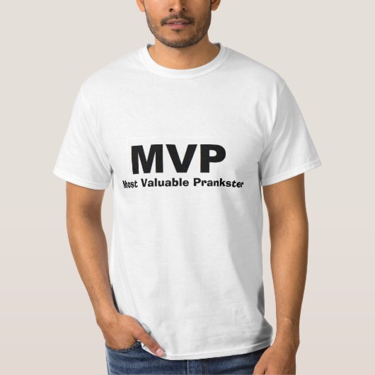 MVP het meest waardevolle Shirt van de Prankster (Voorkant)