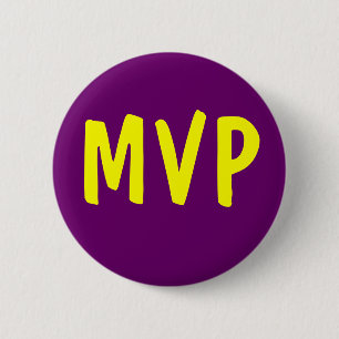 MVP - Meest waardevolle speler Ronde Button 5,7 Cm