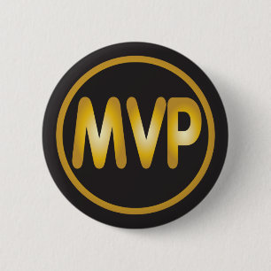 MVP meest waardevolle spelerbadge Ronde Button 5,7 Cm